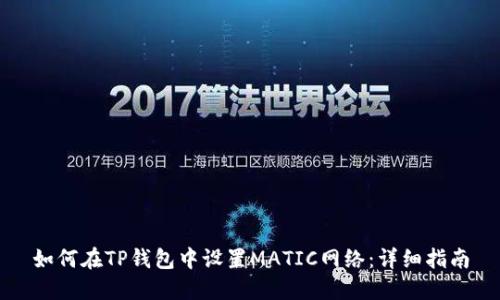 如何在TP钱包中设置MATIC网络:详细指南