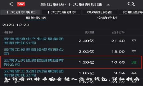 如何将比特币安全转入您的钱包:详细指南