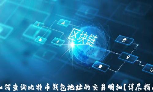 如何查询比特币钱包地址的交易明细?详尽指南